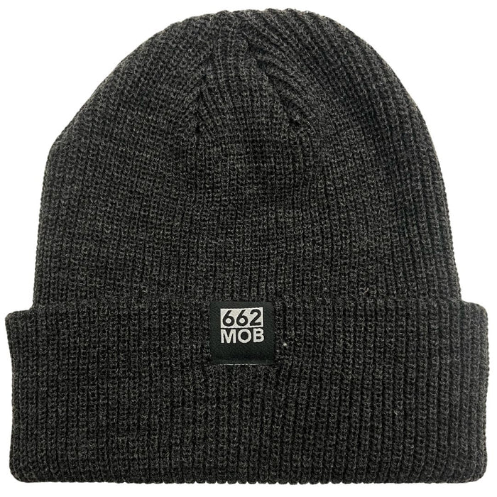 662 Ribbed Cuffed Beanie - Grey