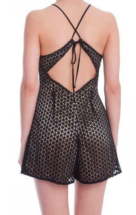 Summer Nights Tie-Back Romper