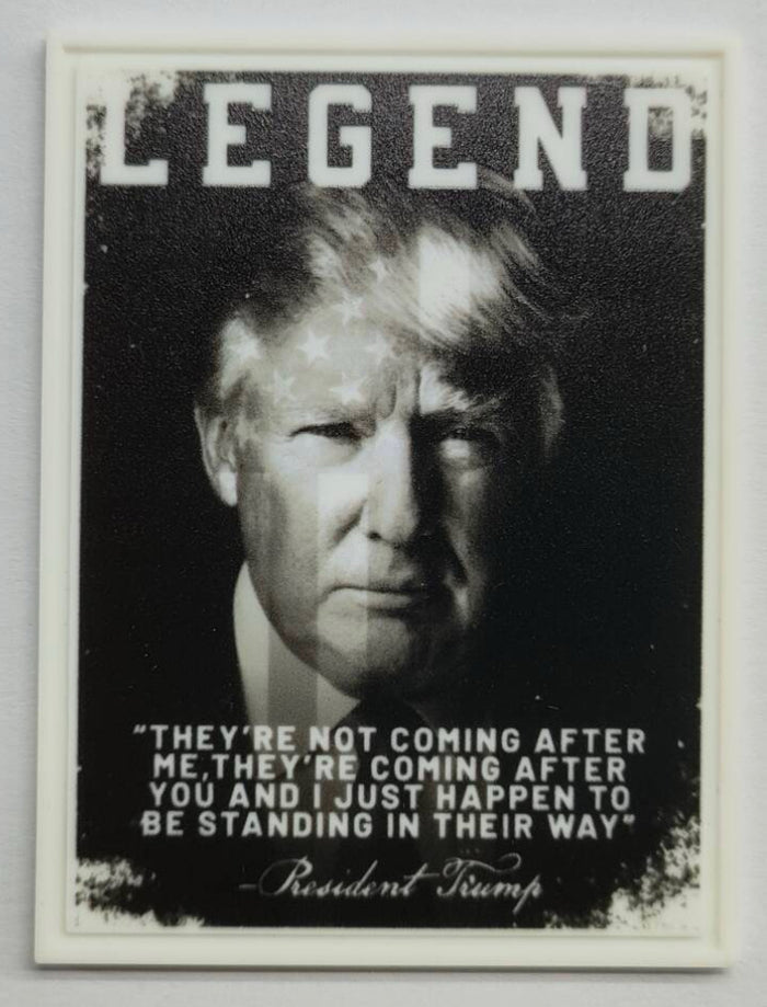 born united - legend trump 2.0 pvc patch