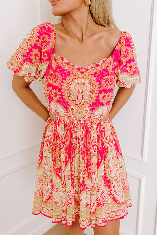 Mostly Coastal Cut Out Dress