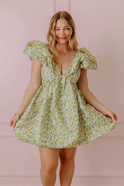 Bloom With A View Mini Dress