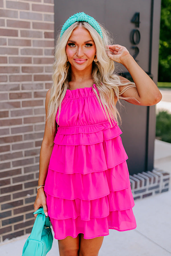 Editor In Chic Tiered Mini Dress