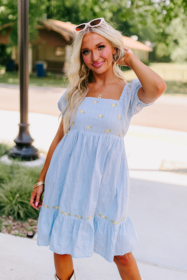 Daily Obsession Embroidered Dress