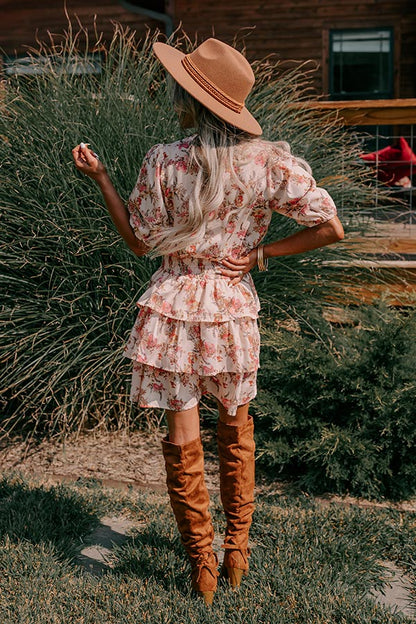 Feel The Romance Floral Mini Dress