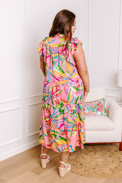 Stay In The Journey Floral Midi Curves