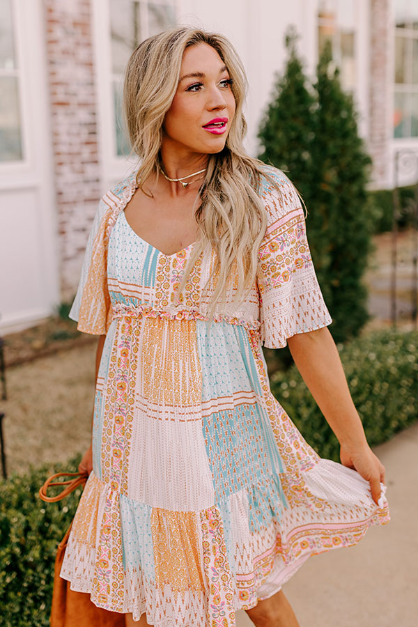 Seeking The Shore Shift Dress in Ivory