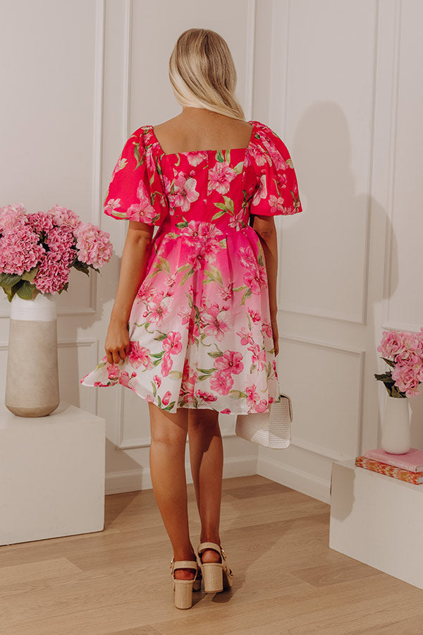 Garden Glamour Mini Dress