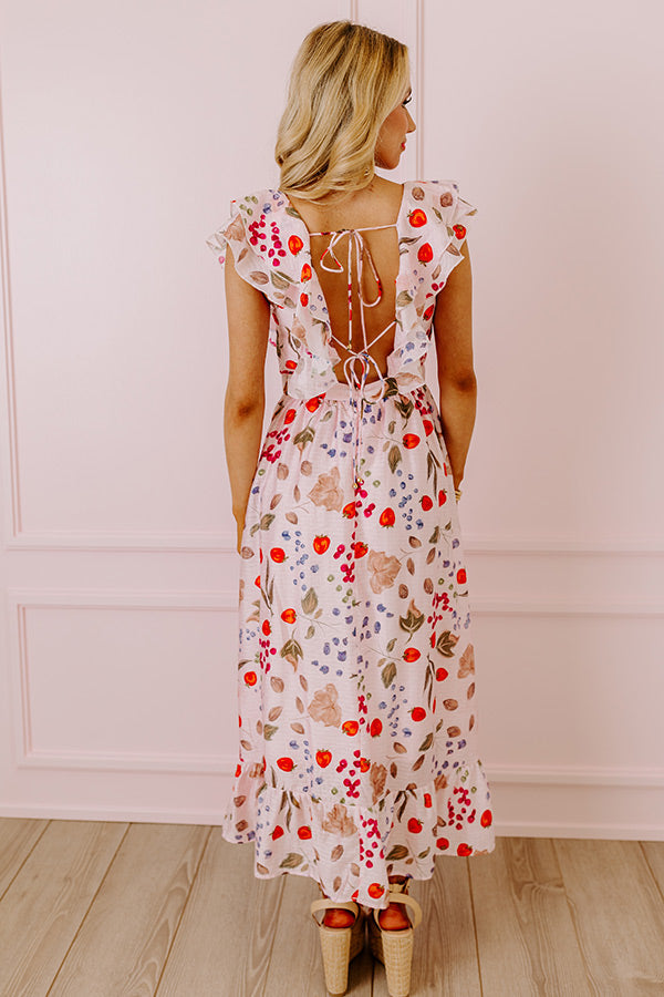 Picnic Date Ruffle Maxi
