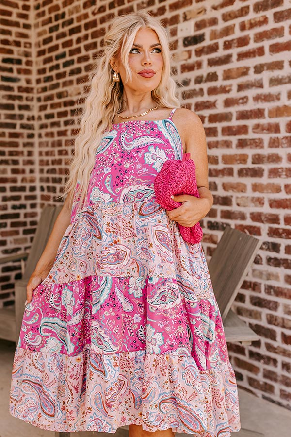 Sassy Statement Paisley Midi Curves