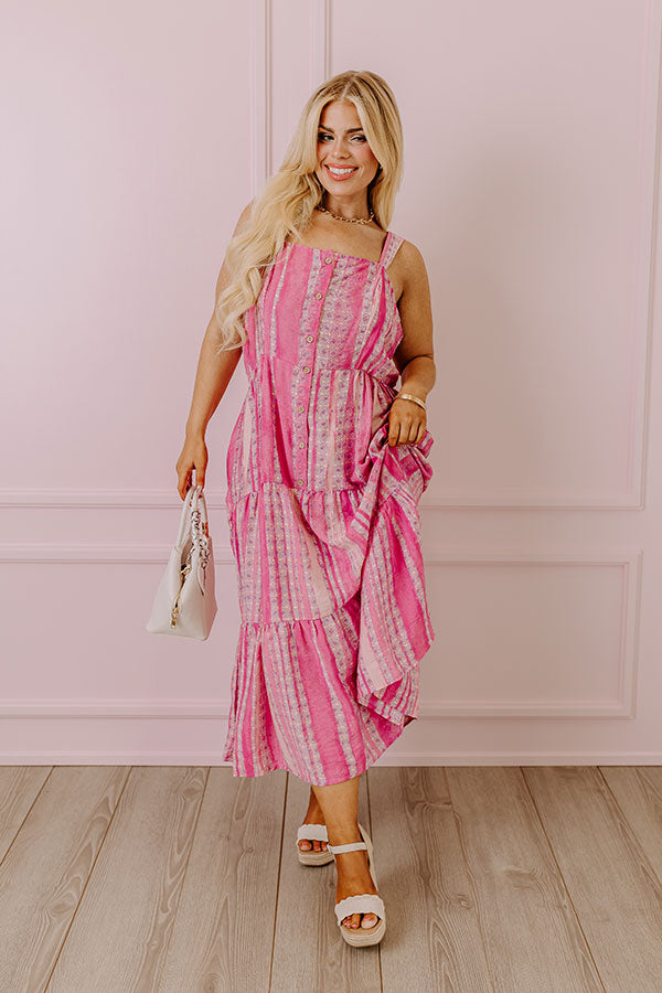 Sunny in Santa Barbara Midi in Blush Curves