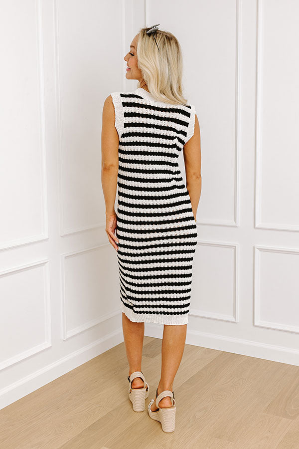 Sunset Stroll Knit Midi