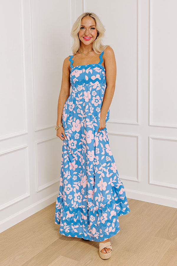 Heart Skips A Beat Floral Maxi Dress