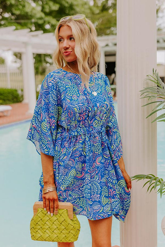 Antigua Bound Caftan Mini Dress
