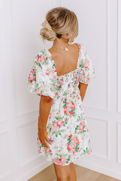 Garden Bliss Eyelet Mini Dress