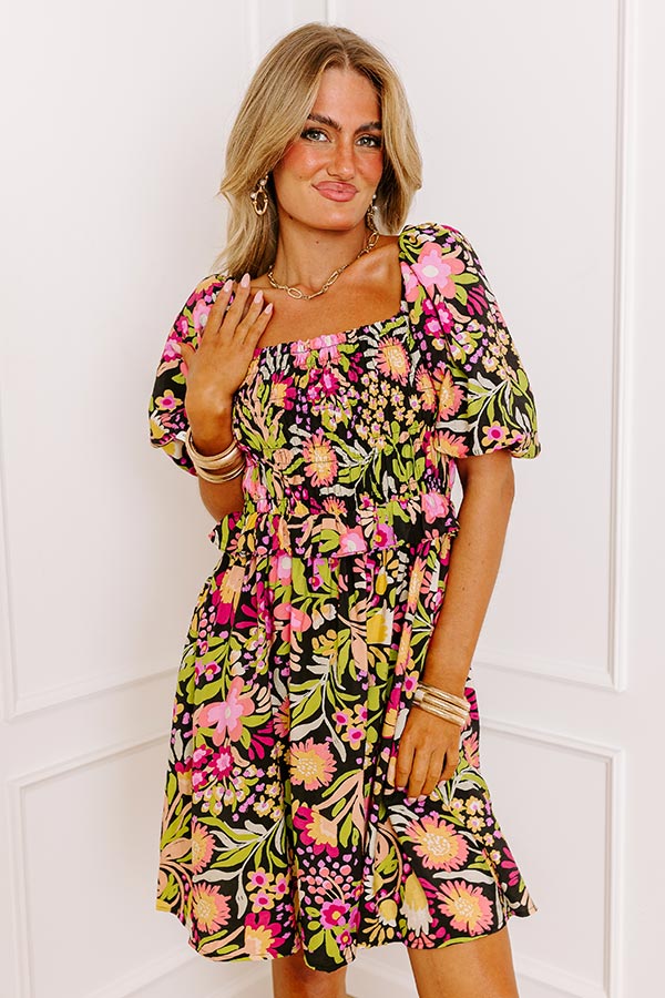 Wildflower Dreams Smocked Mini Dress