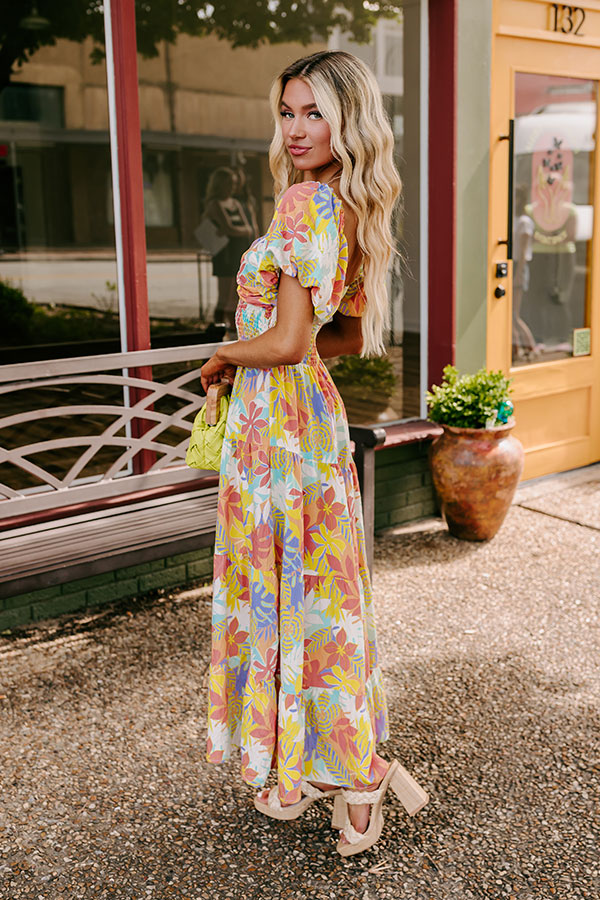 On Tropic Time Maxi Dress in Sea Glass