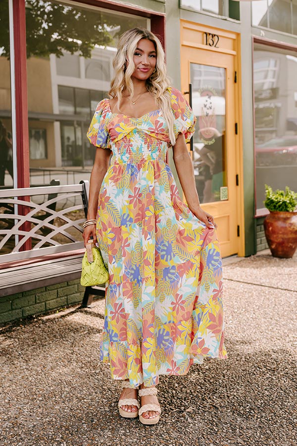 On Tropic Time Maxi Dress in Sea Glass
