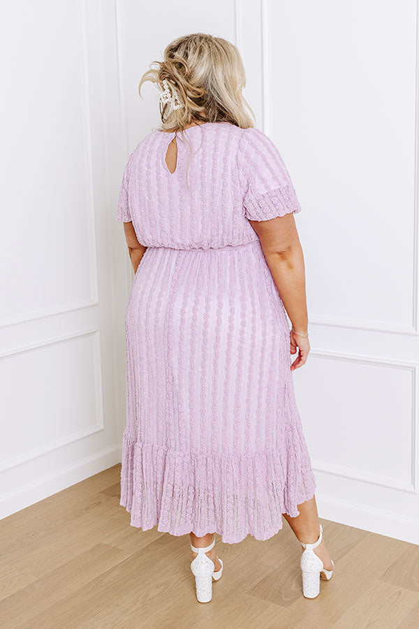 Sweet Melody Lace Midi Curves