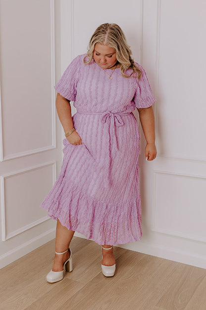 Sweet Melody Lace Midi Curves
