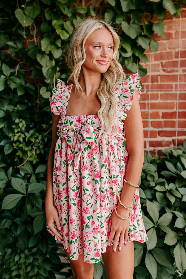 Rosewood Romance Floral Mini Dress
