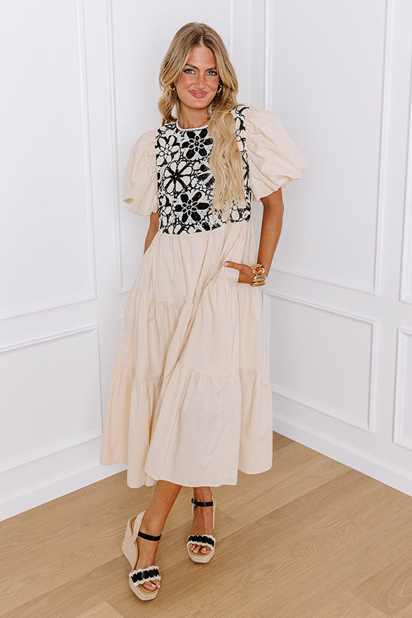 Southern Smiles Crochet Midi in French Vanilla