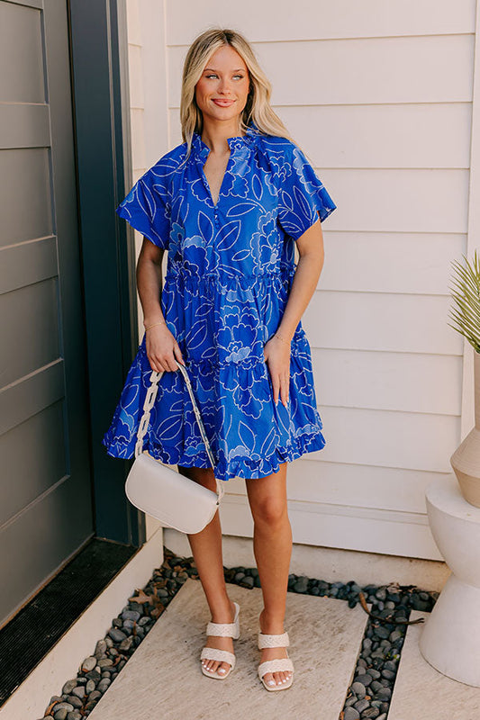 Clever And Kind Floral Mini Dress