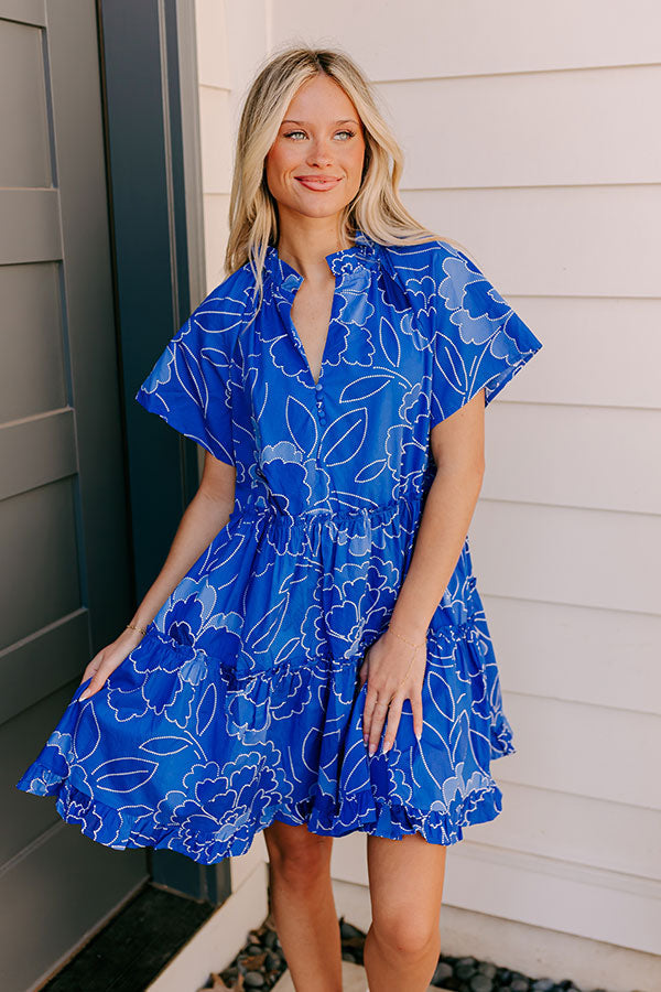 Clever And Kind Floral Mini Dress