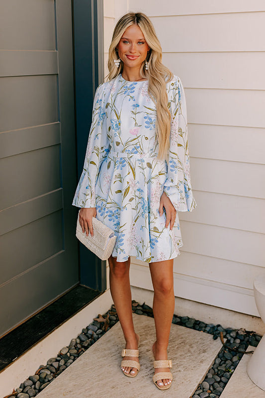 Dreamy Gardens Floral Mini Dress