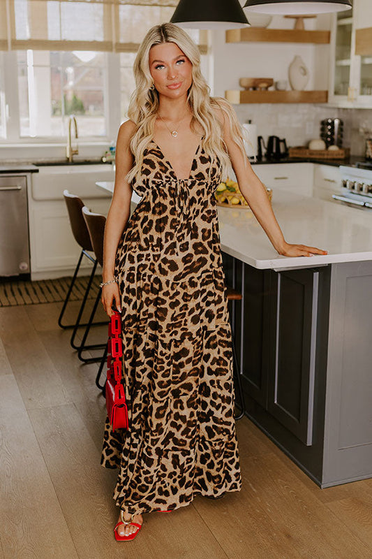 Wild At Heart Leopard Maxi Dress
