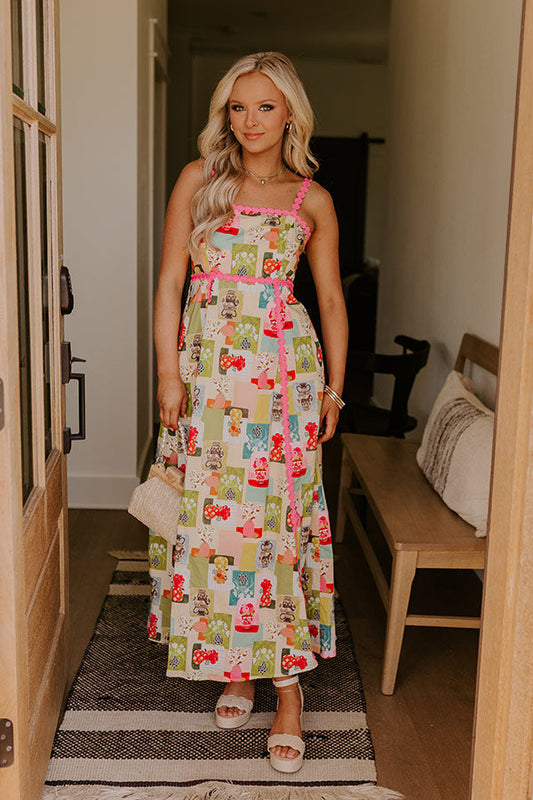 Wildflower Bouquet Midi Dress