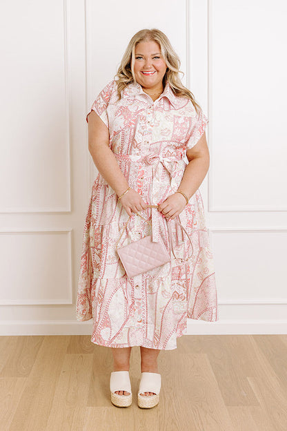 Radiant Garden Floral Maxi Dress Curves