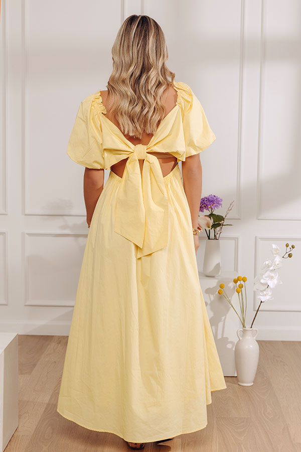 Darling Touch Poplin Maxi Dress
