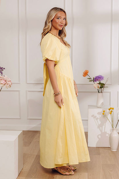 Darling Touch Poplin Maxi Dress