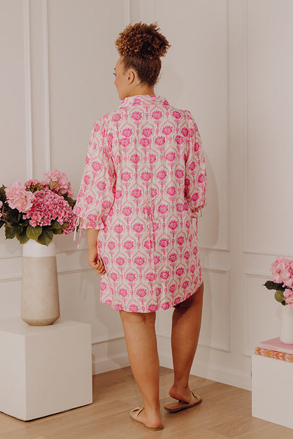 Happy Petals Floral Mini Dress Curves