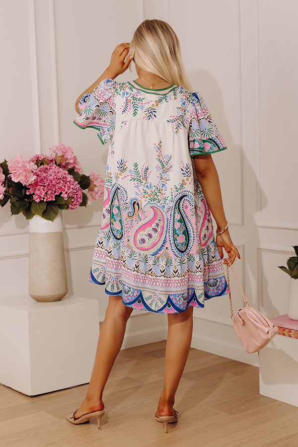 Brunch and Bellinis Floral Mini Dress