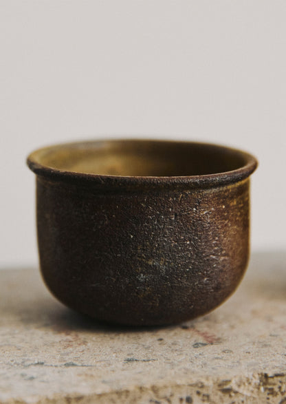 Yuichi Romita Wood Fired Tea Caddy | Ash Brown
