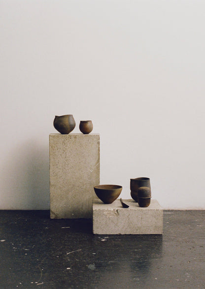 Yuichi Romita Wood Fired Tea Cup | Ash Brown