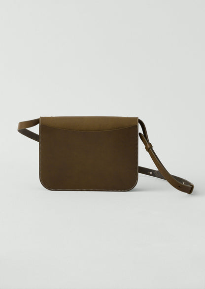 Laperruque Leather Cross Body Bag | Olive