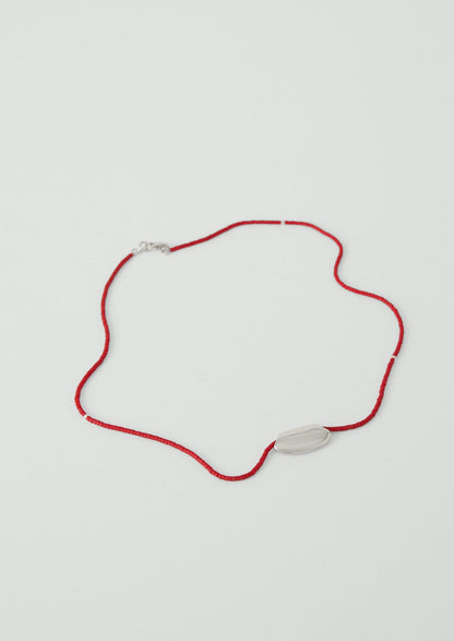 Helena Rohner Miyuki Oval Necklace | Tomato