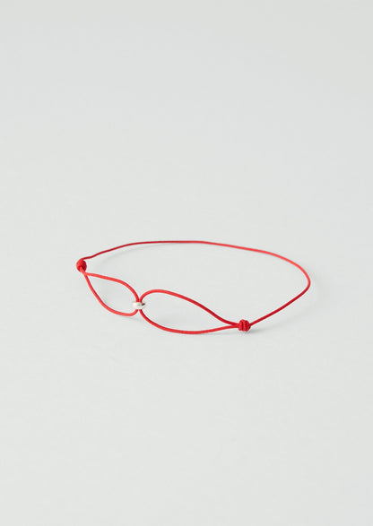 Helena Rohner Silver Bead Bracelet | Tomato/Silver
