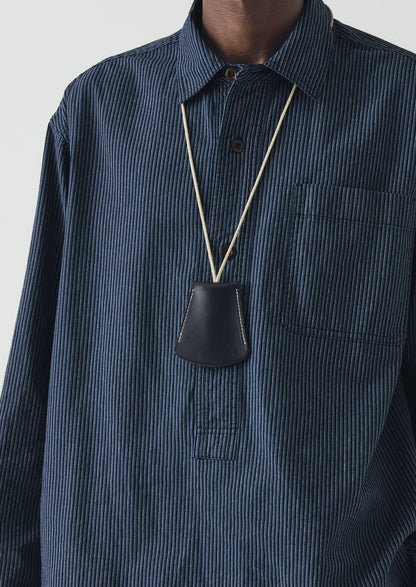 Laperruque Leather Bell Key Holder | Navy