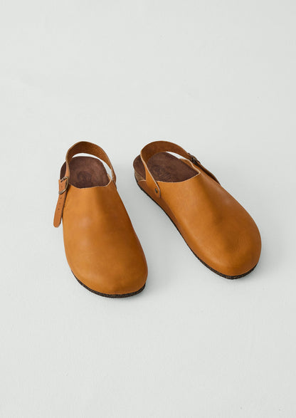 La Botte Gardiane Leather Mules | Natural