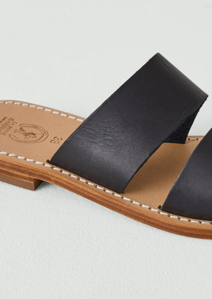La Botte Gardiane Marcelle Leather Sandals | Black