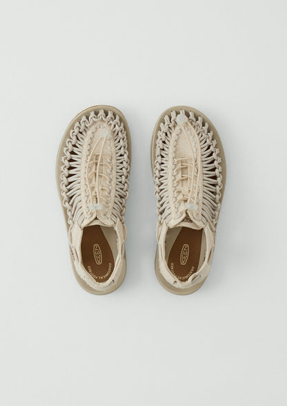 Keen Uneek Canvas Sandals | Natural/Birch