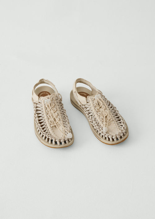 Keen Uneek Canvas Sandals | Natural/Birch