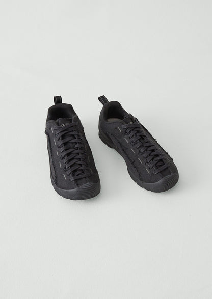 Keen Jasper Split Canvas Trainers | Black