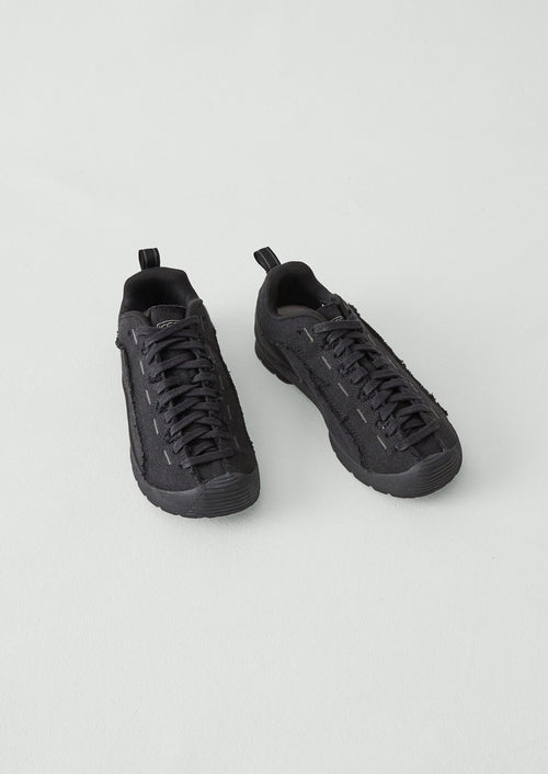 Keen Jasper Split Canvas Trainers | Black