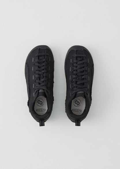 Keen Jasper Split Canvas Trainers | Black