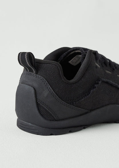 Keen Jasper Split Canvas Trainers | Black