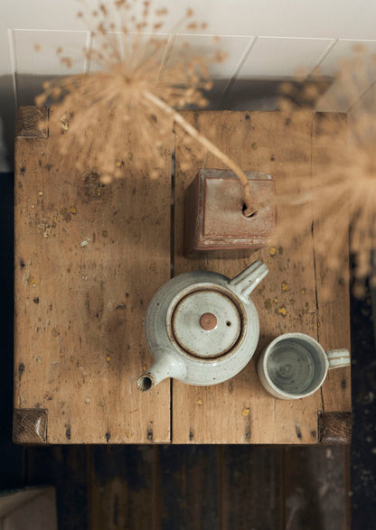 Leach Pottery Tea Pot | Blue Nuka
